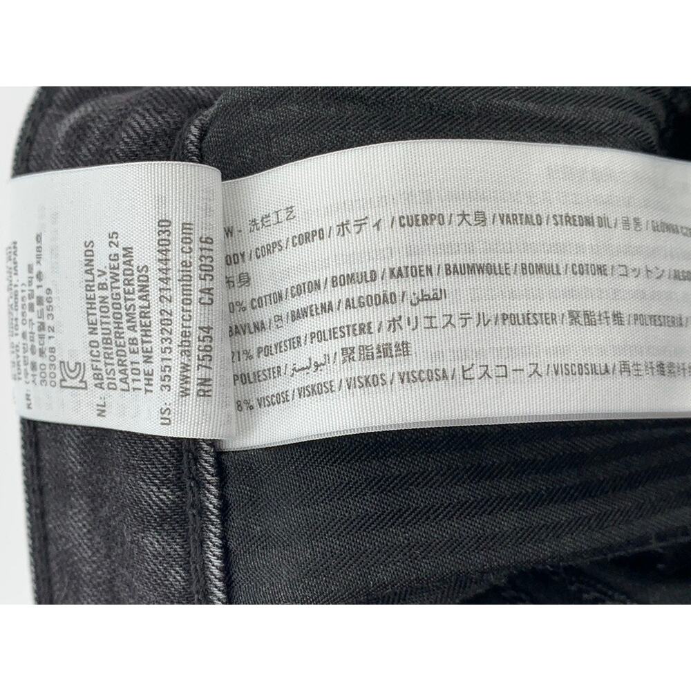 HOLLISTER Women's Black Mid-Rise Super Skinny Jeans SZ 25 - Picture 10 of 10